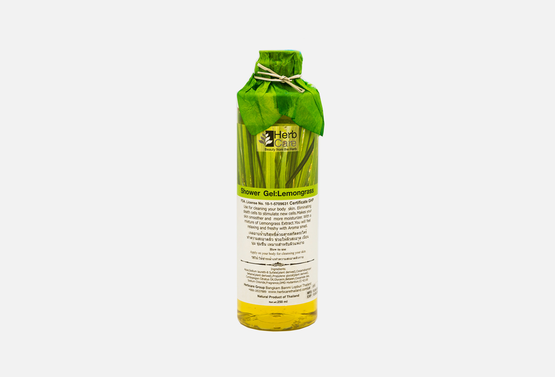 Гель для душа HERBCARE Shower Gel: Lemongrass 250 мл цена и фото