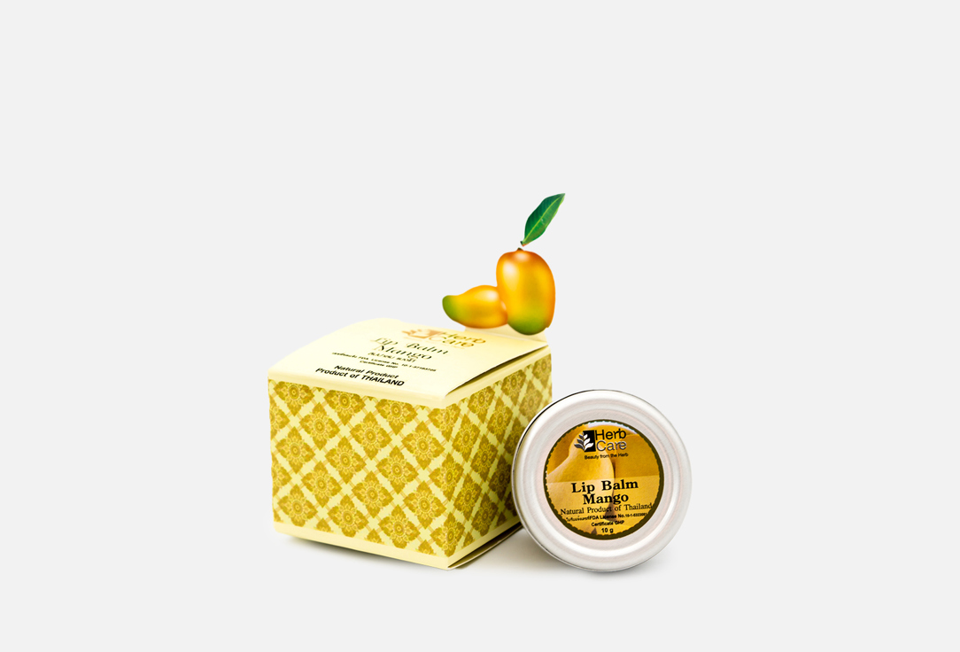 

Бальзам для губ HERBCARE, Оранжевый, Lip Balm: Mango 10 г