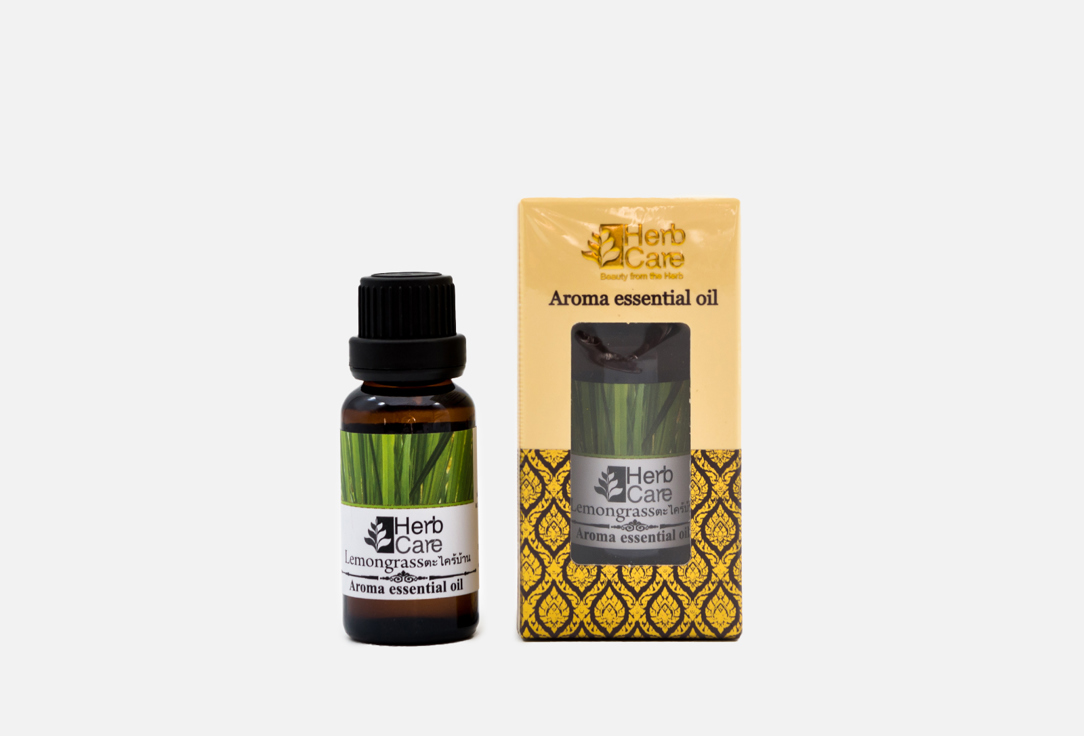 Эфирное масло - Лемонграсс HERBCARE Aroma Essential Oil: Lemongrass 20 мл натуральное эфирное масло beeinlove lemongrass 10 мл