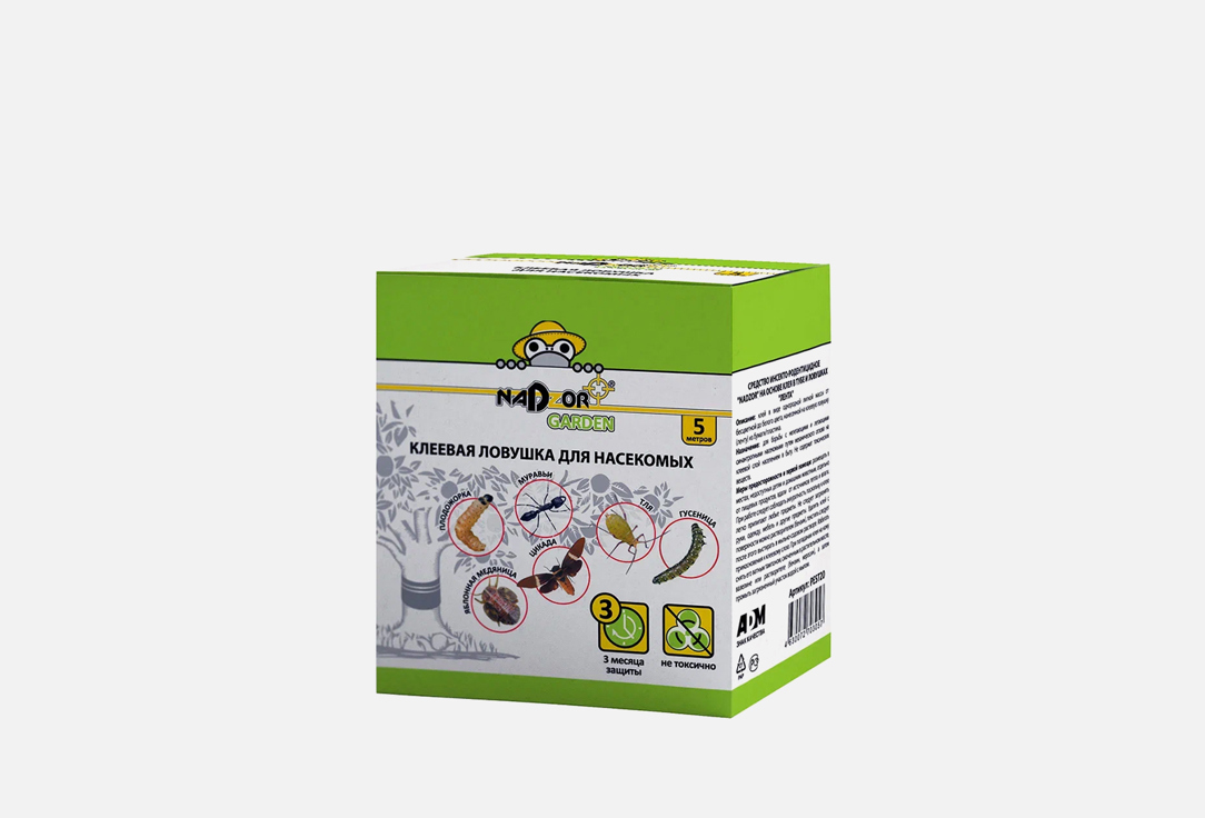 

Ловушка для насекомых NADZOR, Ловчий пояс, 5 м 1 шт