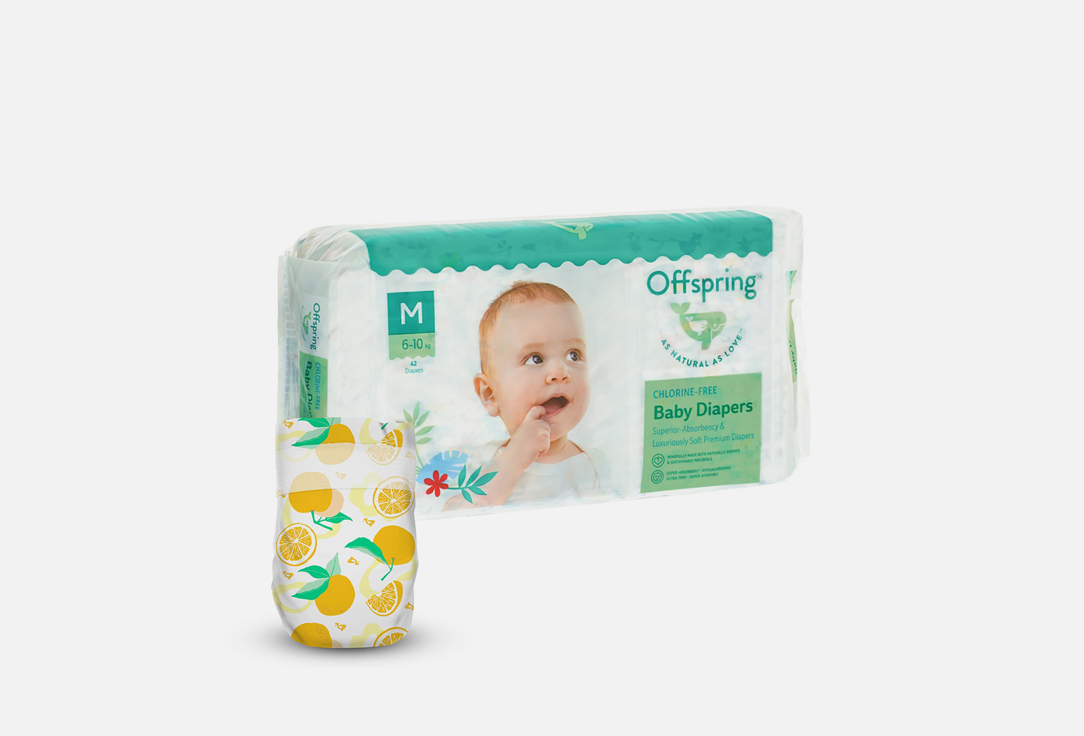 Изображение товара Подгузники Offspring 6-10 кг экологичные гипоаллергенные безопасные