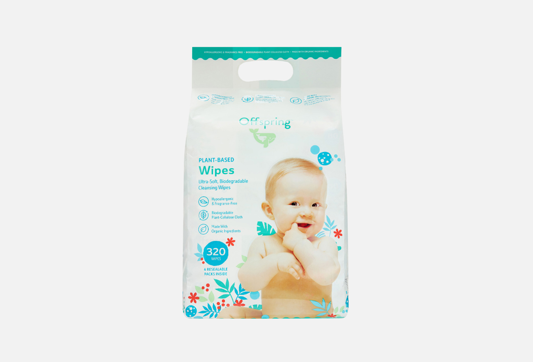 Изображение товара Биоразлагаемые Влажные салфетки Offspring Ultra-soft
