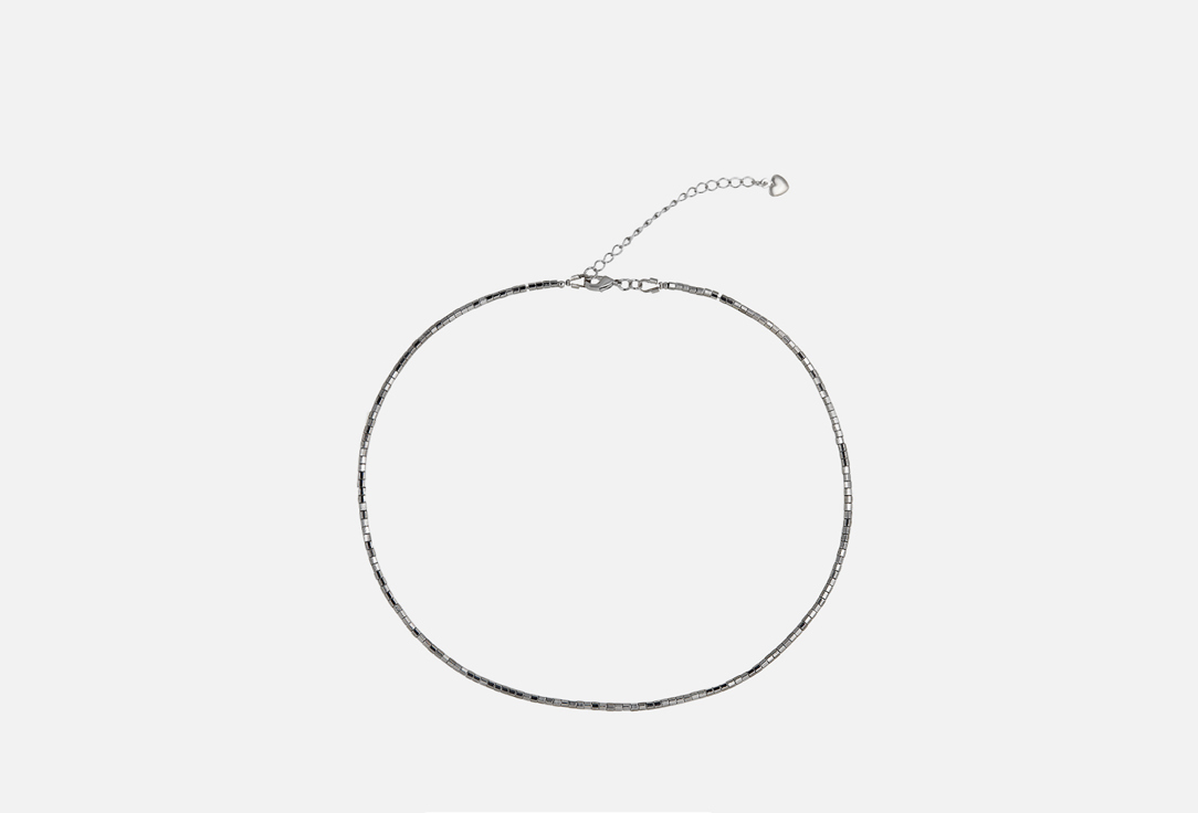 Изображение товара Колье ACSY из гематита и жемчуга родированное для женщин