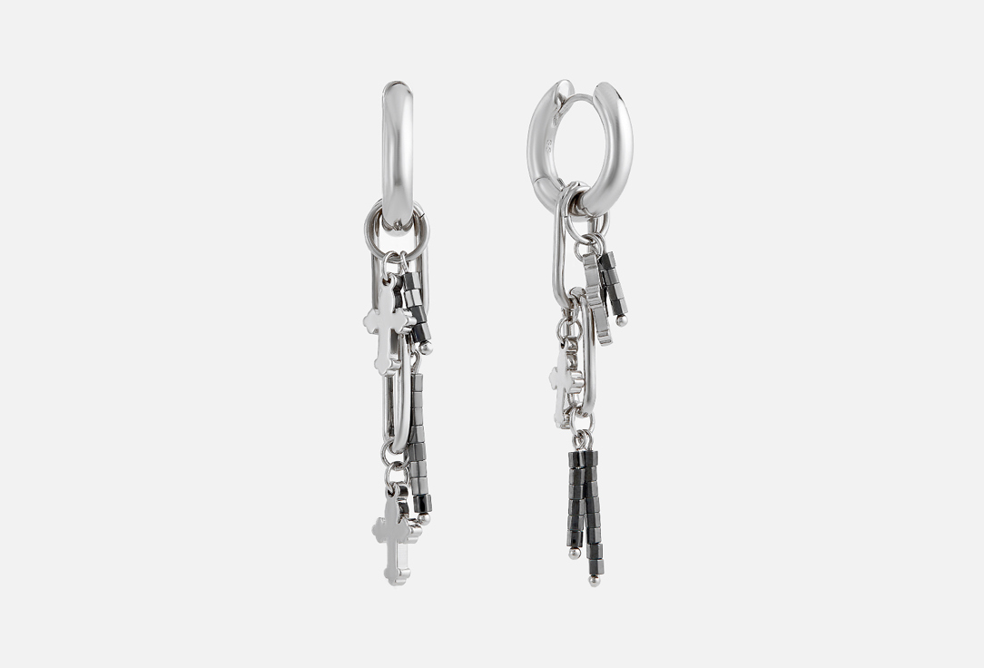 

Серьги ACSY, Cuff hematite 2 шт