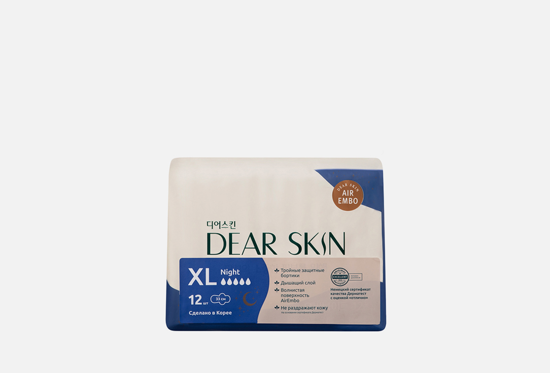 Изображение товара прокладки Dear Skin air embo sanitary pad overnight