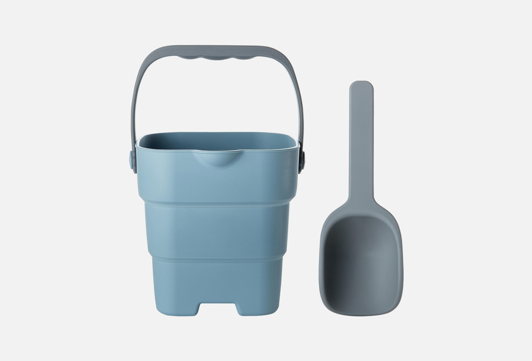 

Набор песочницы со складным ведром LUKNO, Голубой 1 шт