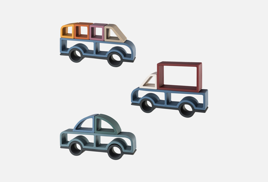 Изображение товара Набор игровых блоков LUKNO Автопарк