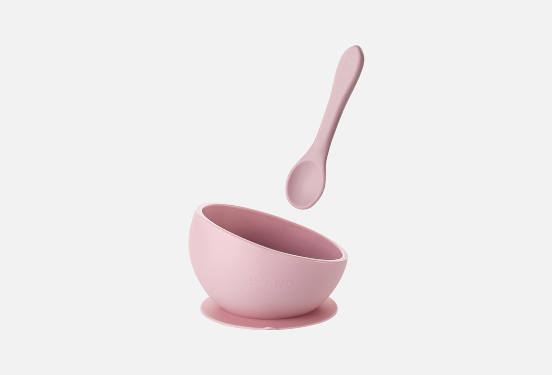 Набор детской посуды LUKNO розовый 