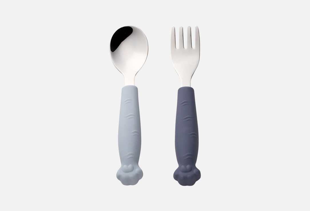 Изображение товара Набор детских столовых приборов LUKNO голубой