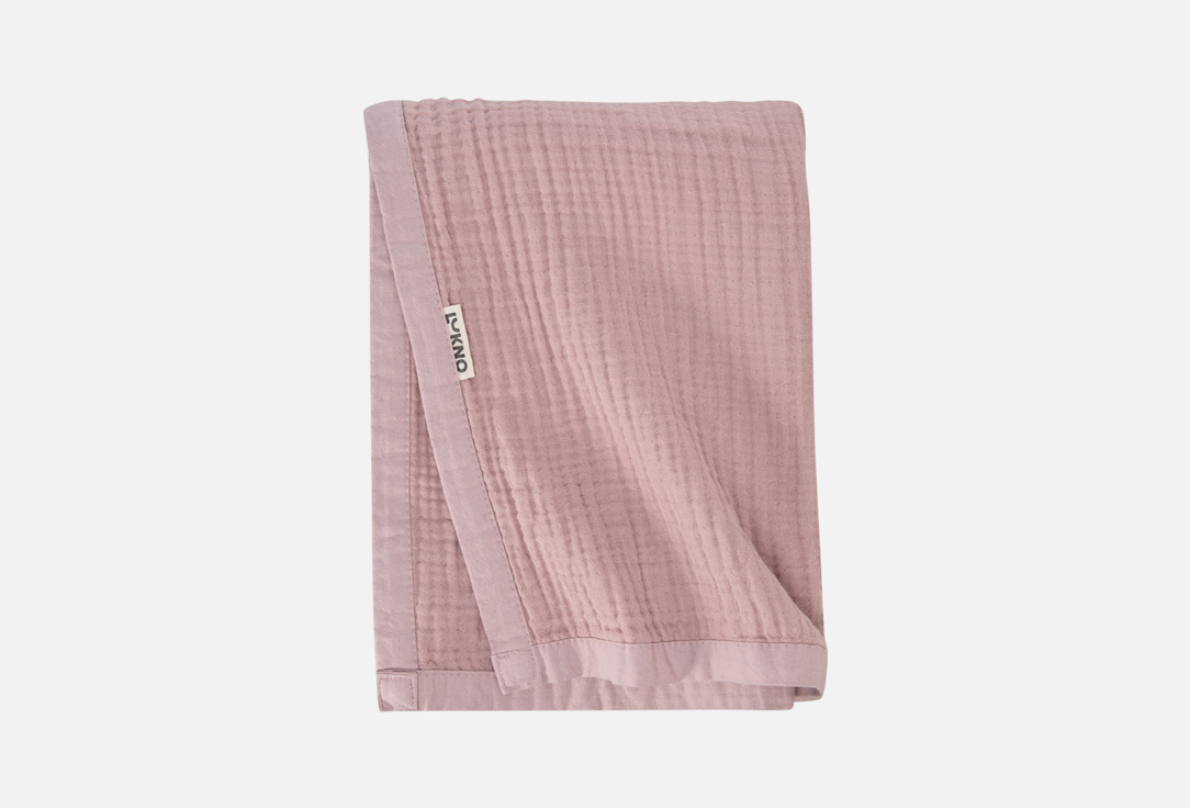 

Муслиновый плед LUKNO, Розовый, Сосновая кора 1 шт