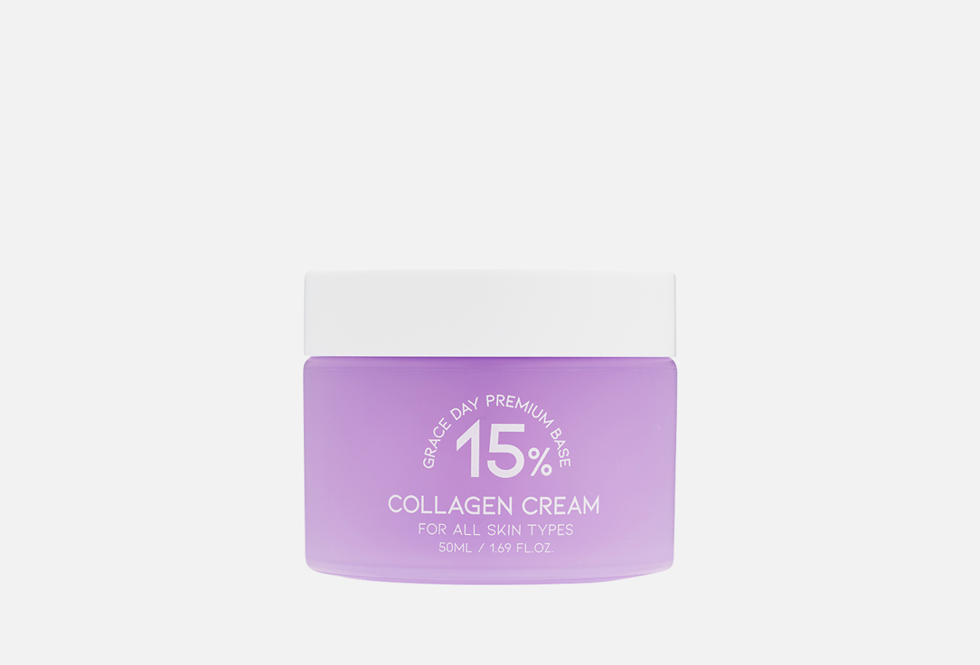 Крем для эластичности кожи лица GRACE DAY COLLAGEN 15% CREAM 50 мл крем для лица grace day marine collagen moisturizing cream 100 мл