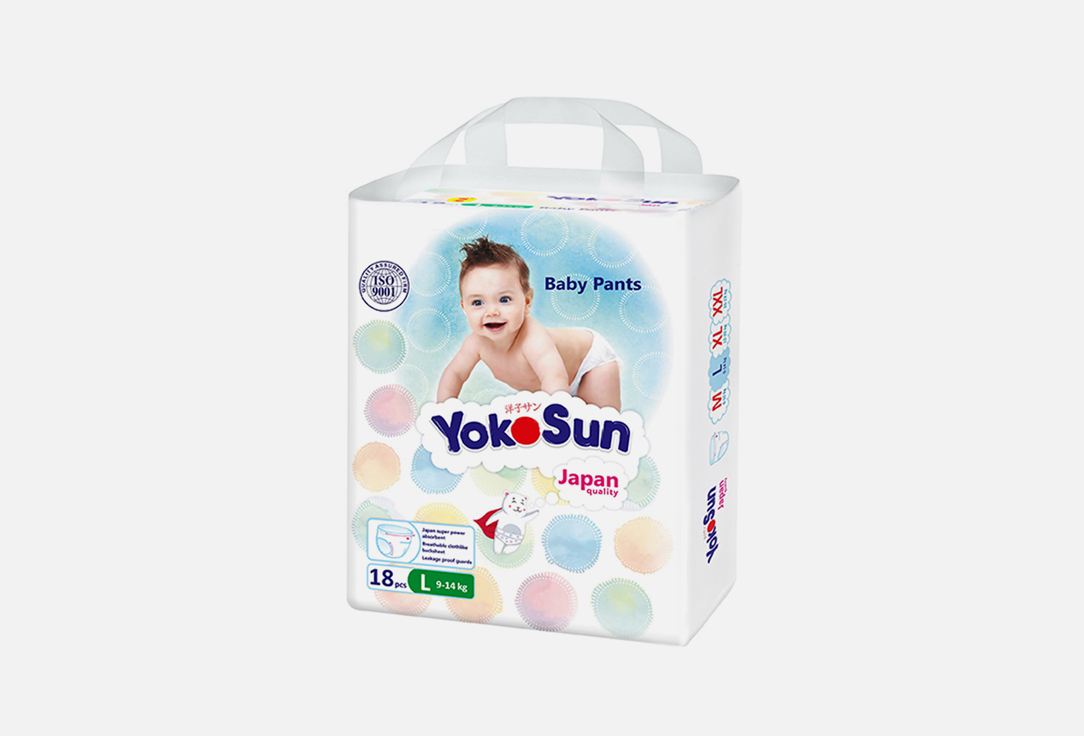 Изображение товара Трусики-Подгузники YokoSun 9-14 кг