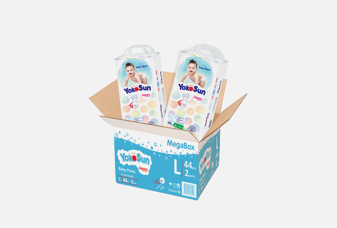 Изображение товара Трусики-Подгузники YokoSun 9-14 кг