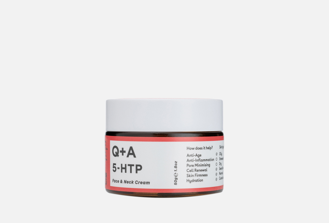 Крем для лица и шеи Q+A 5-HTP 