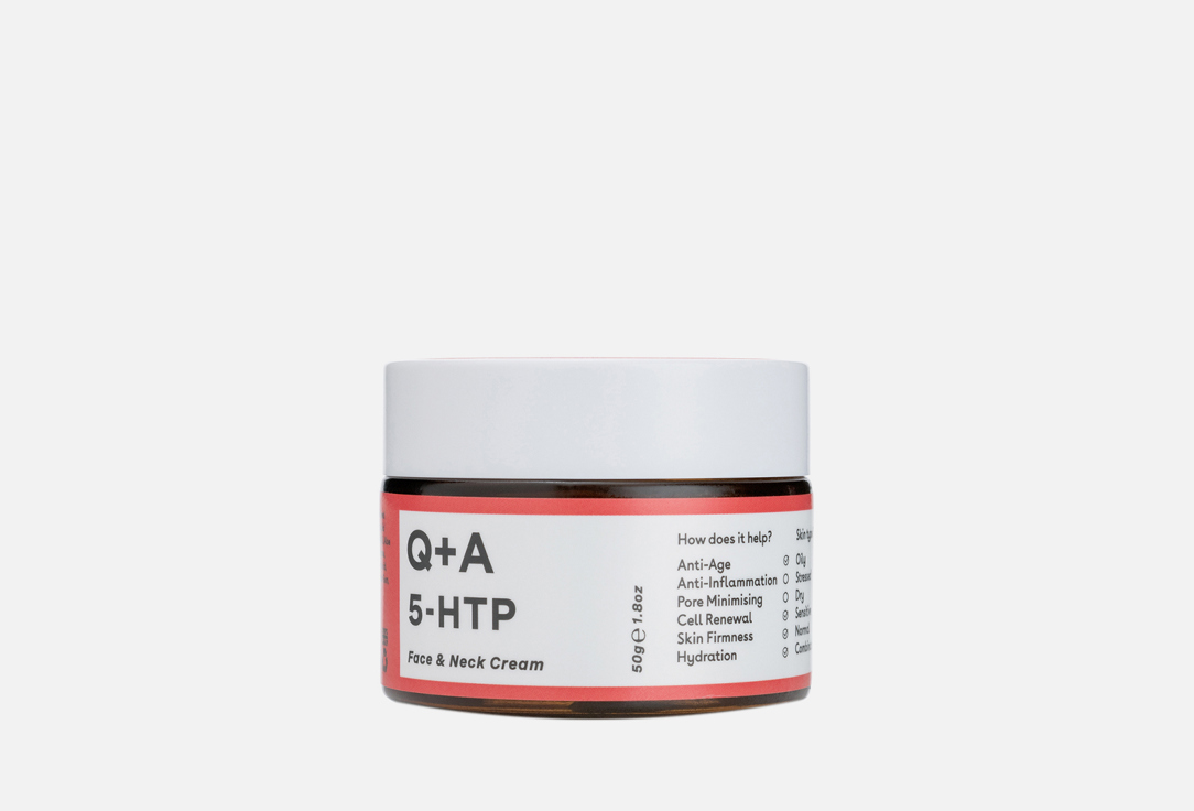 Крем для лица и шеи Q+A 5-HTP 50 г