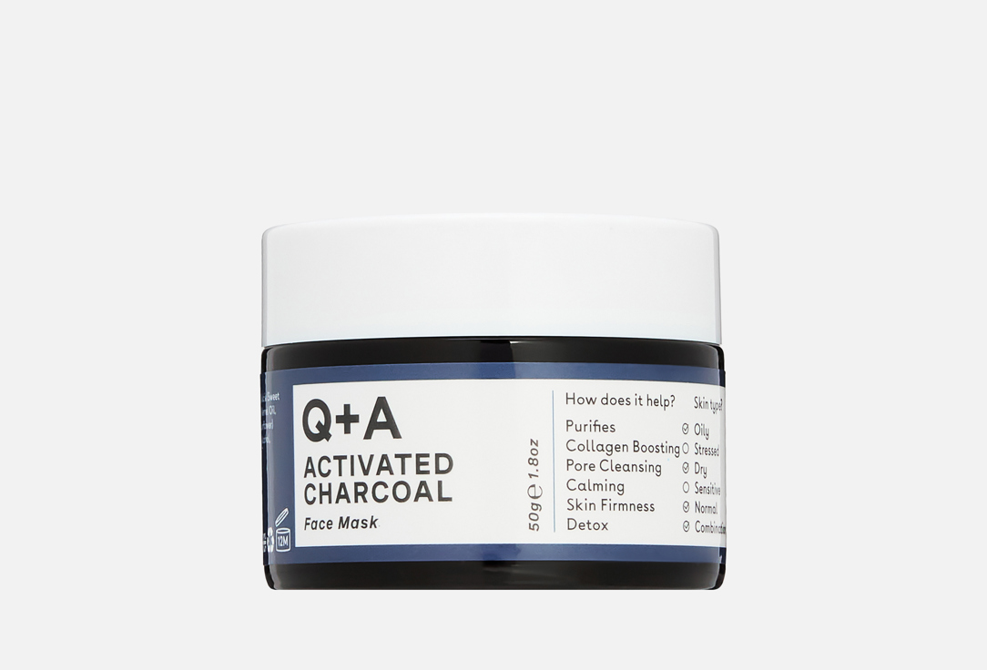 

Маска для лица Q+A, Activated Charcoal 50 мл