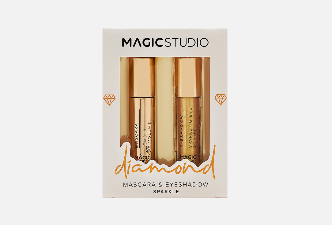 Мини набор для глаз MAGIC STUDIO Diamond Sparkle Mascara & Eyeshadow 2 шт magic studio diamond complete shine set