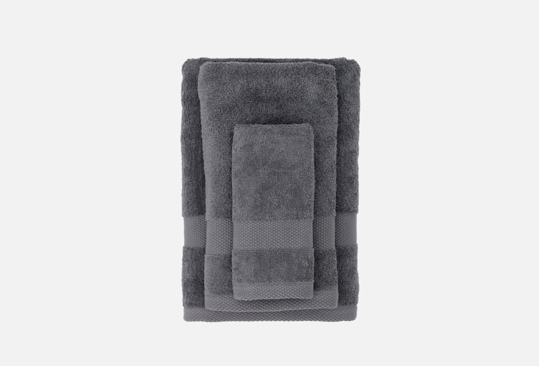 Изображение товара Комплект полотенец махровых Ночь Нежна Графит