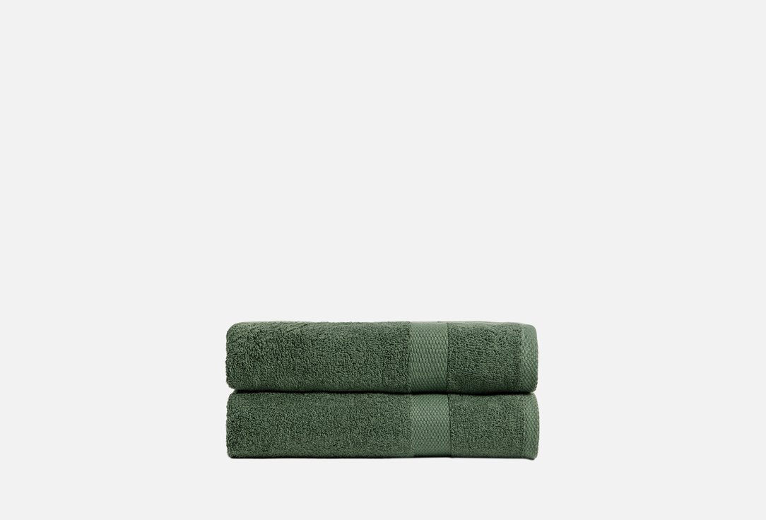 

Комплект полотенец махровых НОЧЬ НЕЖНА, Зеленый, Милитари 2 шт