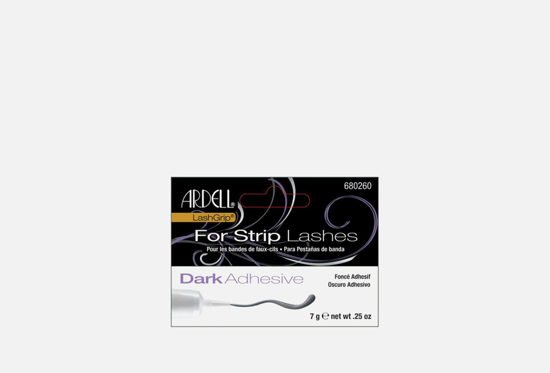 Черный клей для подиумных ресниц Ardell Dark lashgrip strip adhesive 
