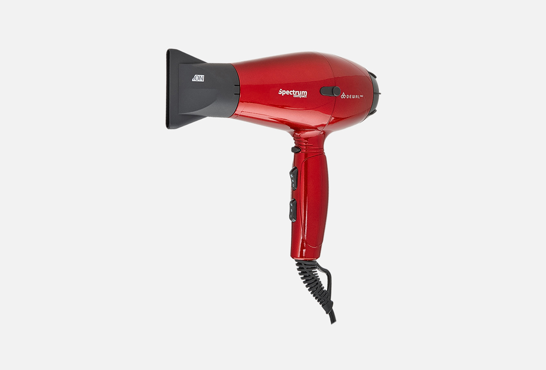 Изображение товара Фен Dewal 03-109 Red Spectrum Compact с ионизацией мощность 2100 Вт