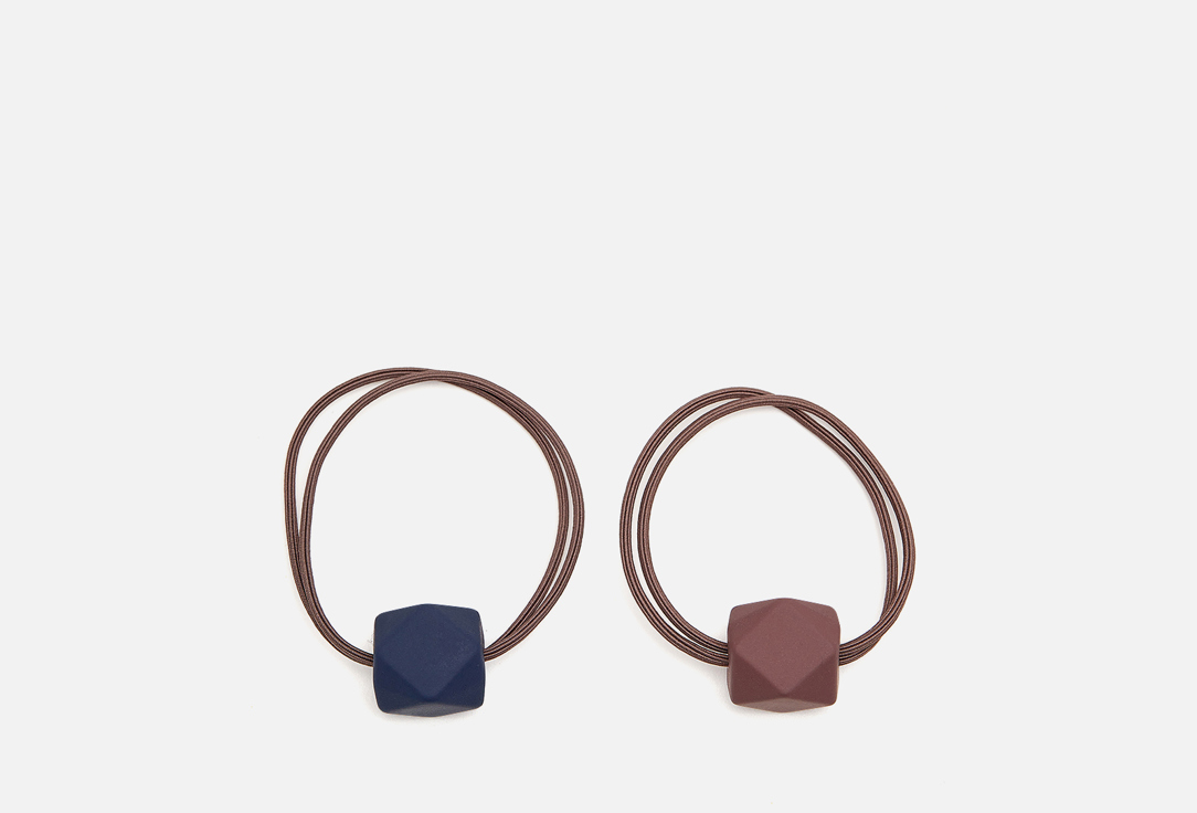 Изображение товара Резинки для волос Dewal Цветные кубики крупные