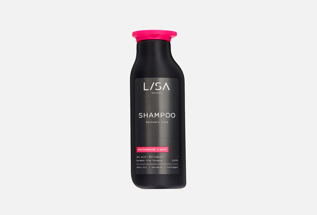 Восстанавливающий шампунь для волос LISA beauty Recovery Care 