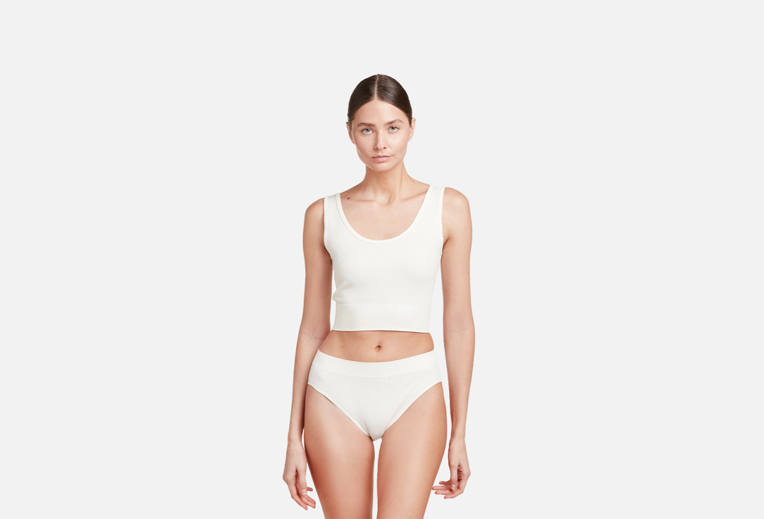 Изображение товара Майка-топ Omsa удлиненная бежевого цвета для женщин, комфорт и стиль