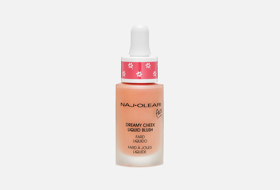 Изображение товара Жидкие кремовые румяна Naj Oleari Dreamy Cheek Liquid Blush 16 мл для естественного макияжа