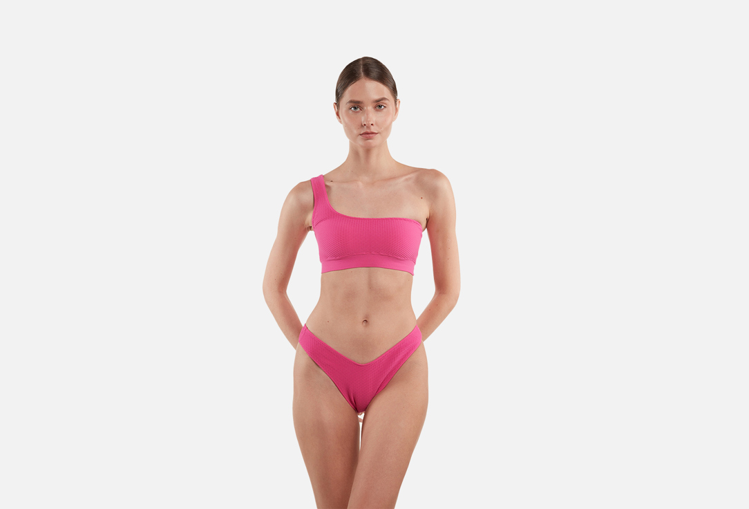 Изображение товара Купальные трусы бразильяно MY V-Kini comb neo pink для женщин, плавание, эластичная микрофибра