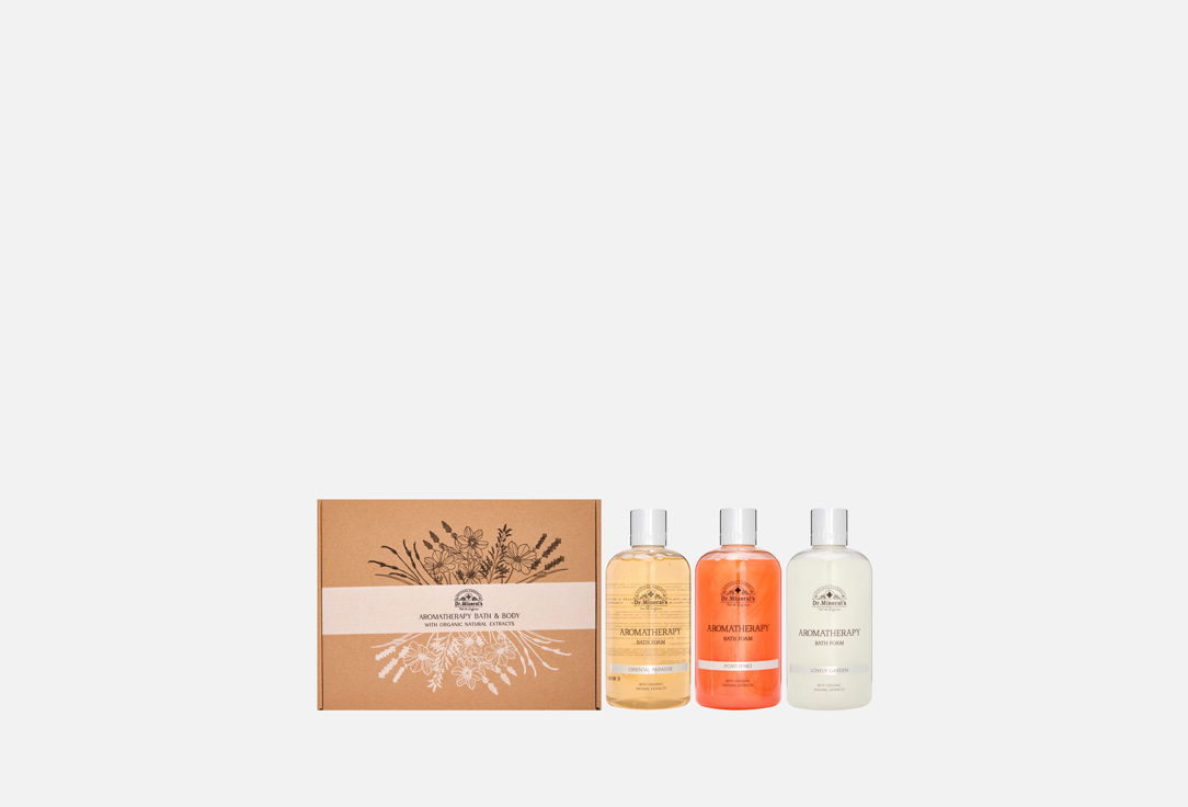 

Набор пены для ванн DR.MINERAL'S, Foam for baths 3 шт