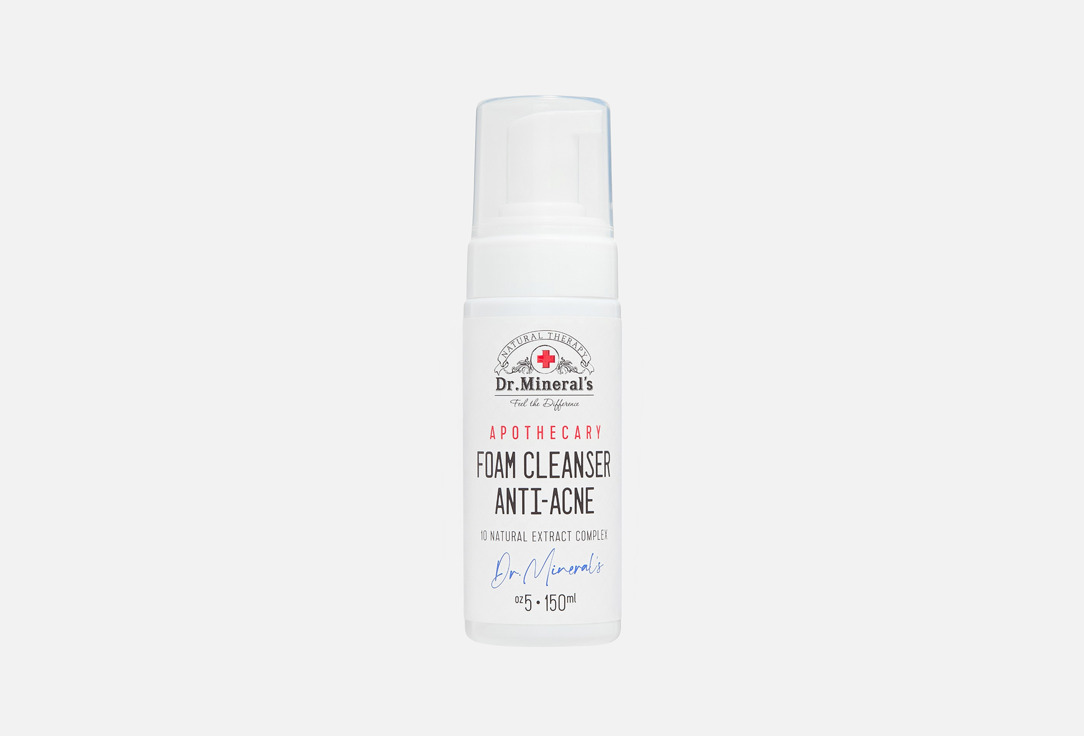 

Пенка для умывания лица DR.MINERAL'S, Apothecary anti-acne 150 мл