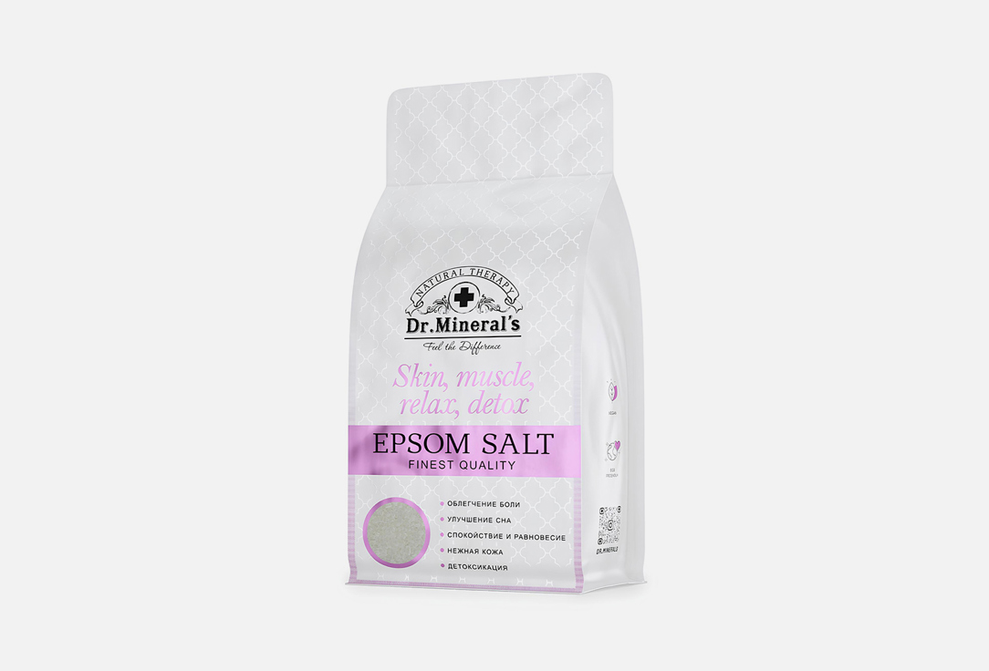Английская соль для ванн Dr.Mineral's Epsom salt 