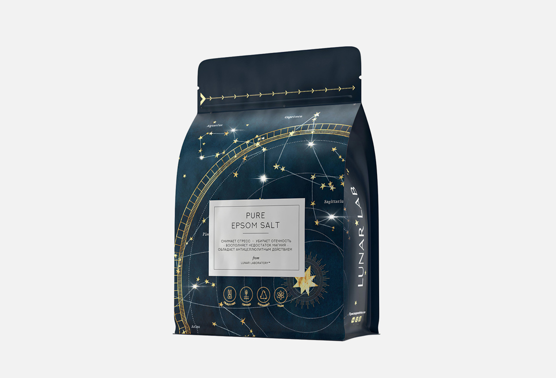 Изображение товара Магниевая соль для ванны Lunar Laboratory Epsom salt 2000 г высокочистый сульфат магния