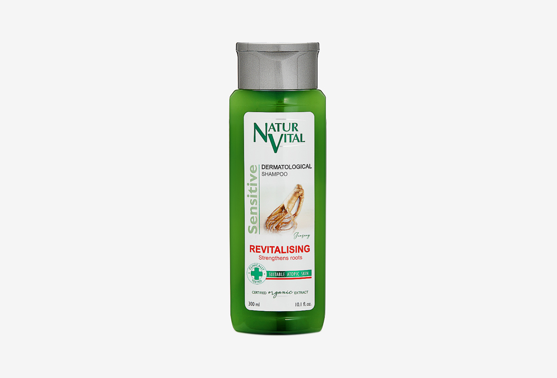 цена Шампунь для волос NATUR VITAL Hair Shampoo Ginseng Revitalising 250 мл