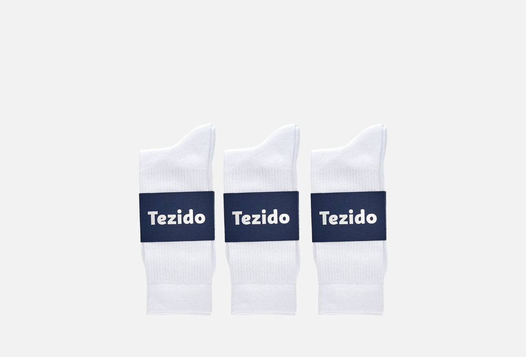 Набор носков Tezido Street 3 пары белые 