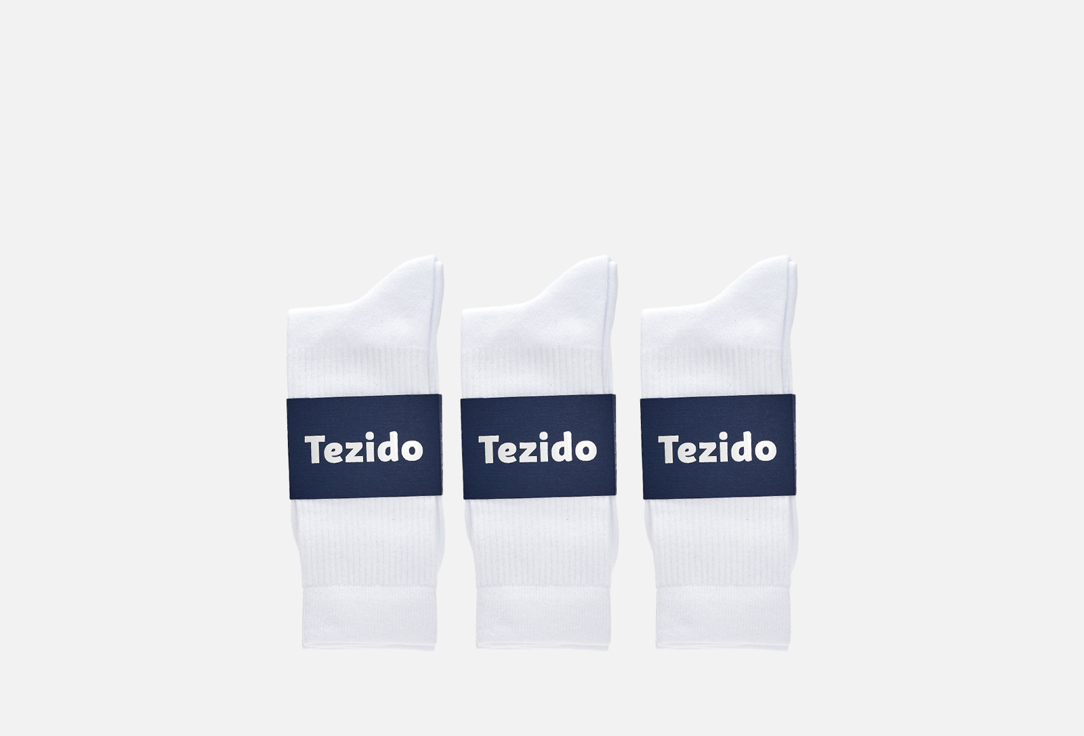 Набор носков TEZIDO Street 3 пары белые 41-46 мл