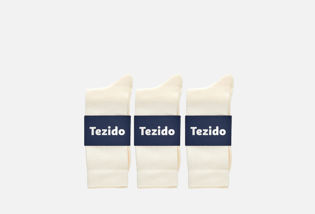 Набор носков Tezido Street 3 пары бежевые 