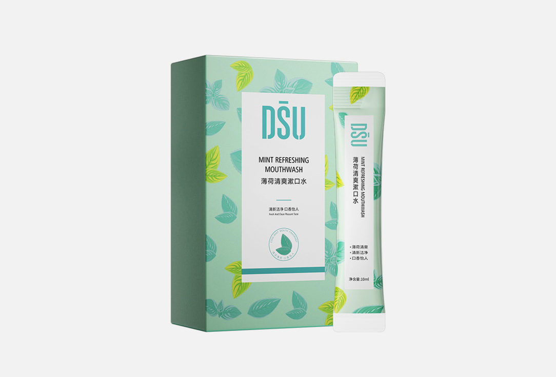 

Ополаскиватель для полости рта DSU, С ароматом мяты 20 шт