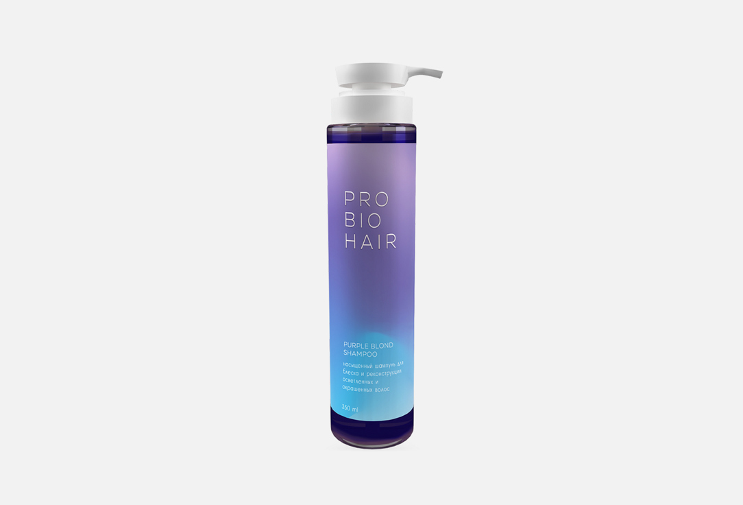 Оттеночный шампунь для осветленных волос LEVRANA PRO BIO PURPLE BLOND 350 мл профессиональная косметика для волос tahe кондиционер для светлых волос bio fluid 2 phase blond hair