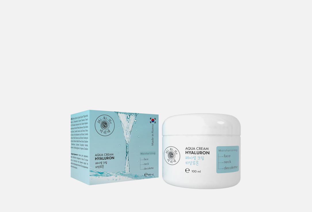 Изображение товара Аквакрем для кожи лица, шеи и декольте Mi-Ri-Ne HYALURON