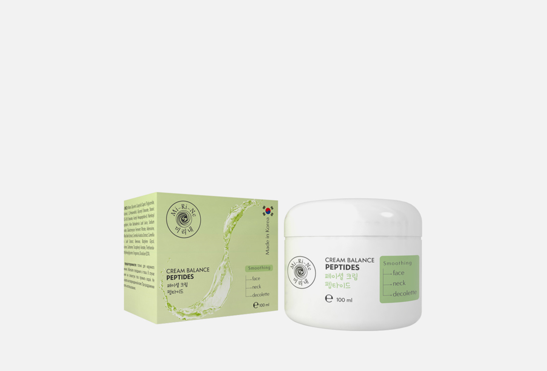 Изображение товара Крем-баланс для кожи лица, шеи и декольте Mi-Ri-Ne PEPTIDES