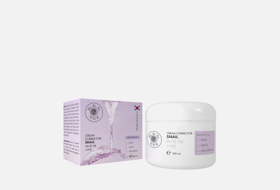 Изображение товара Крем-корректор для лица шеи и декольте Mi-Ri-Ne SNAIL 100 мл увлажнение питание