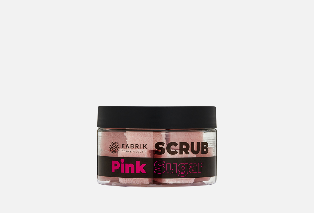 Сахарный скраб в кубиках FABRIK COSMETOLOGY Pink 200 г скраб для тела pink pomelo