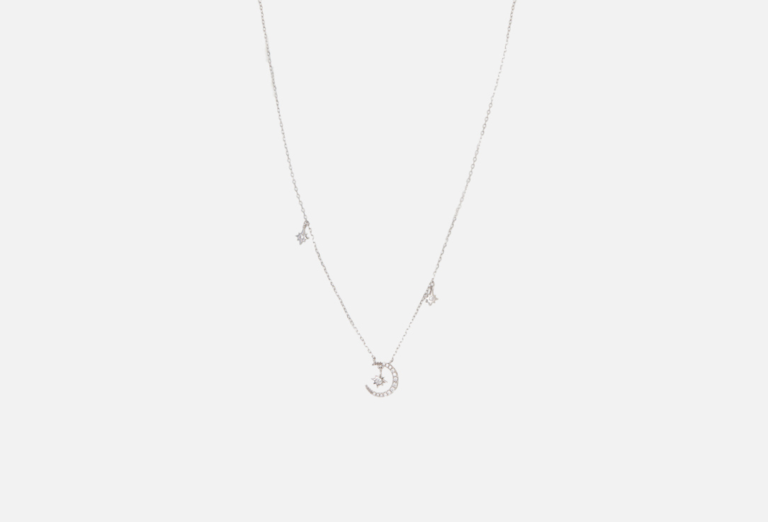 Изображение товара Колье серебряное JUVEDEL Полумесяц и звезды