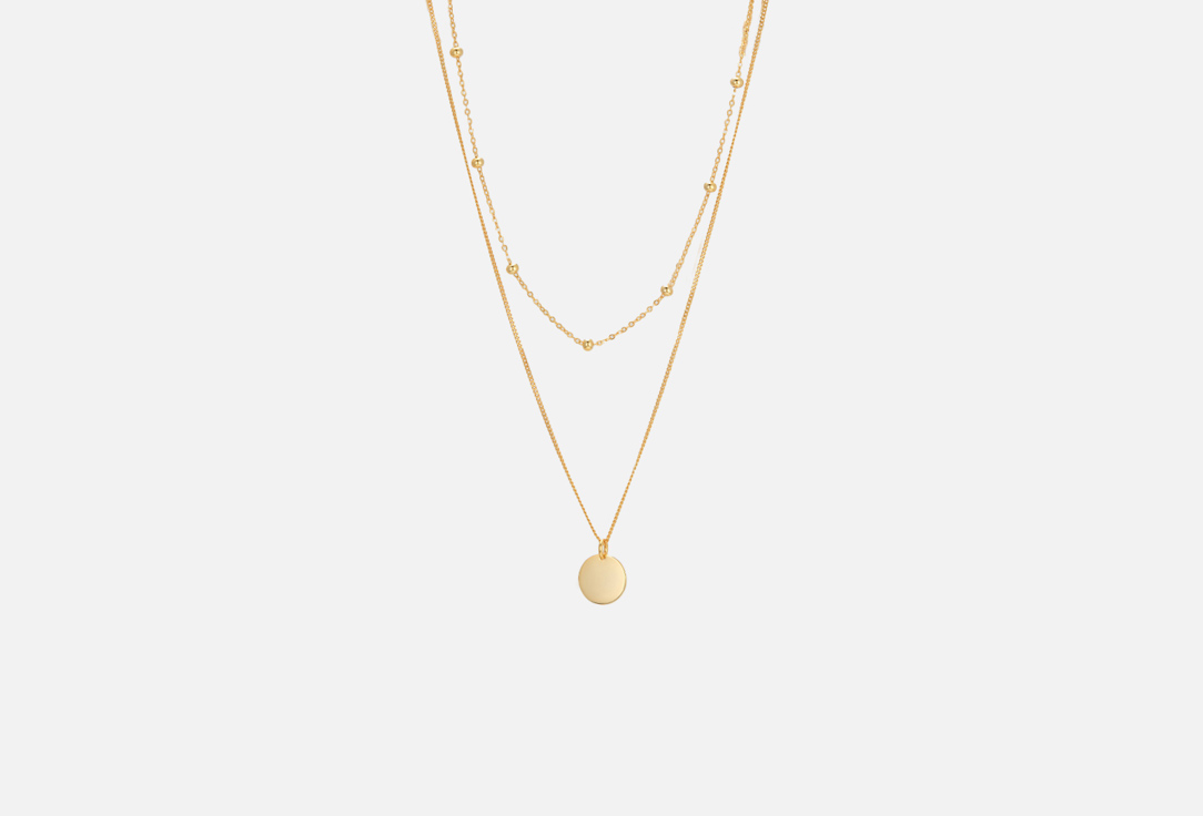 Изображение товара Колье серебряное JUVEDEL Трендовое позолота