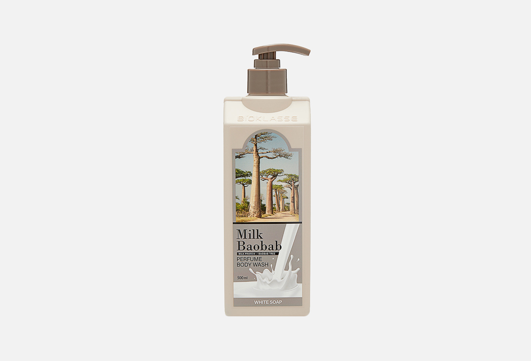 Парфюмированный гель для душа Milk Baobab White Soap 