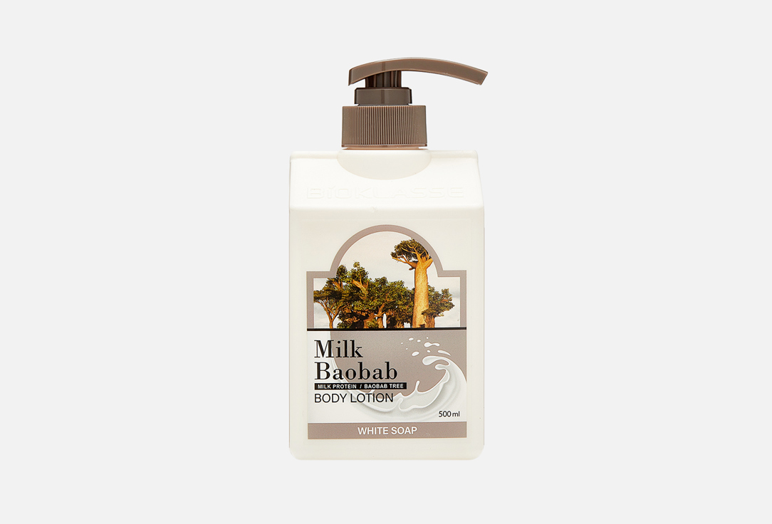 Лосьон для тела MILK BAOBAB White Soap 500 мл парфюмированный гель для душа milk baobab white soap 500 мл
