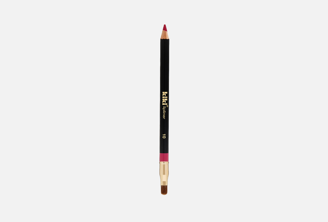Карандаш для губ с кисточкой KIKI LIP LINER 1.1 г стойкий нюдовый косметический карандаш для контуринга губ kiki 03 с кисточкой оттенок светло розовый