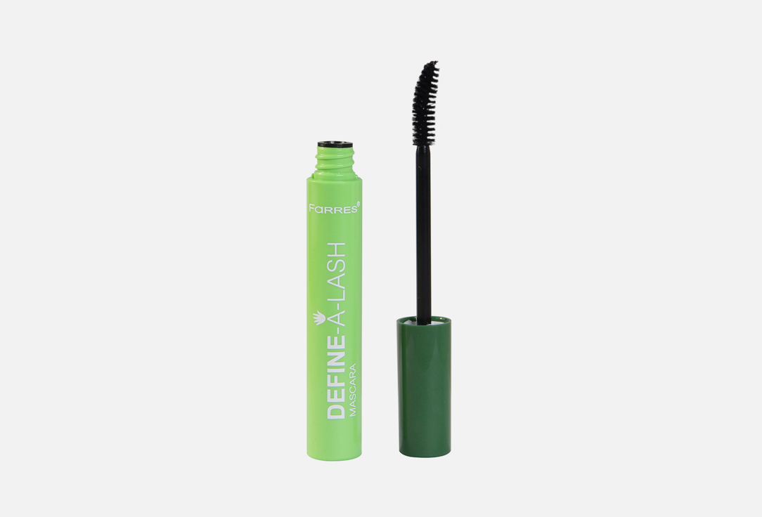 

Тушь для ресниц FARRES, Черный, Define-A-Lash waterproof with Aloe with a curved brush 12 мл
